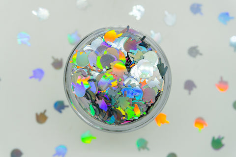 Middle Finger Holographic Confetti