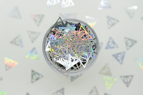 Holographic Deathly Hollows Confetti