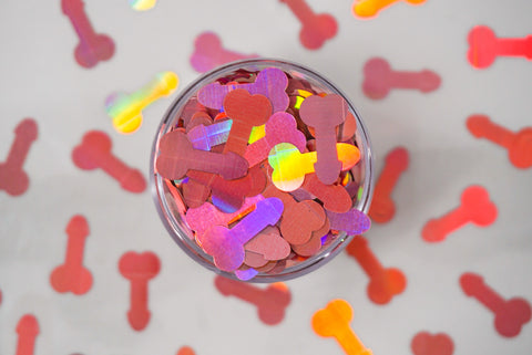 Dong Pink Holographic Confetti