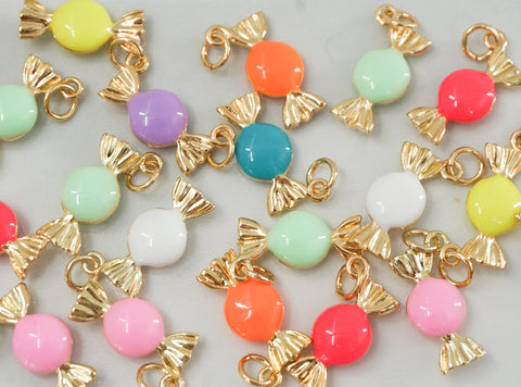 Gold Candy Charm