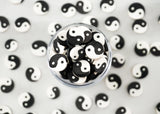 Yin Yang Polymer Clay Slices