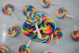 Rainbow Clay Lollipop Charm