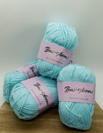 Light Blue Mini Milk Cotton Yarn