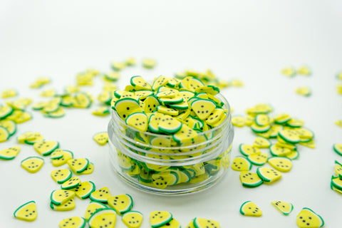 Melon Polymer Clay Slices