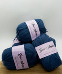 Navy Blue Mini Milk Cotton Yarn