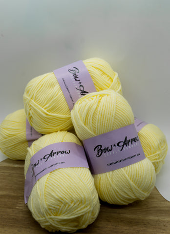 Baby Yellow Mini Milk Cotton Yarn