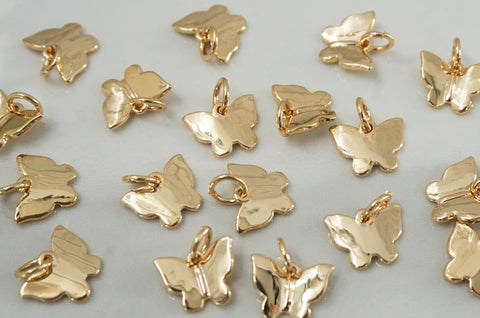 Gold Butterfly Charm