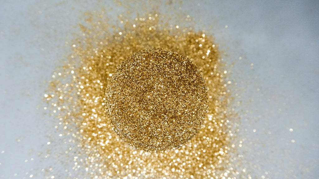 GOLD RUSH Chunky Gold Holographic Glitter Yellow Gold Holographic