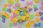 Candy Hearts Polymer Clay Slices