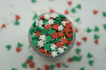 MM Holiday Snowflake Polymer Clay Slices