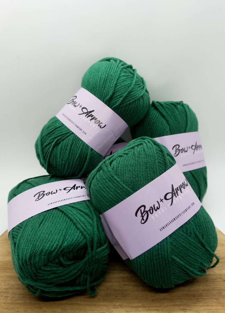 Forrest Green Mini Milk Cotton Yarn – Bow and Arrow Supply Company
